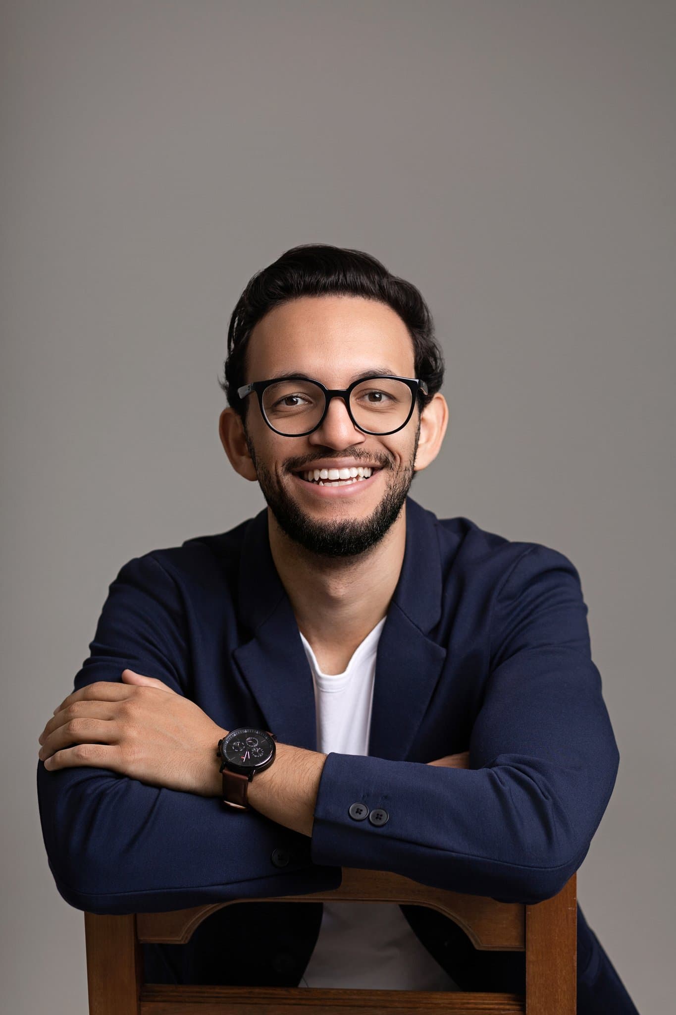Daniel Muniz em estúdio de gravação